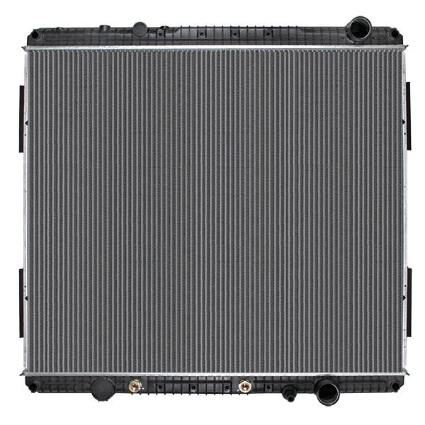 Freightliner Coronado Radiator with right side outlet 2008-Newer W/ Frame