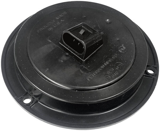 LED Turn Signal, Front & Rear, Round, AMP, Flange-Mount 4", amber