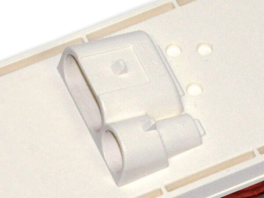 LED Stop/Turn/Tail & Back-Up Light Oval, Grommet-Mount Kit 6.50"X2.25", red + white