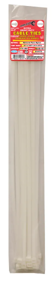 Zip Tie 24.9" 175lb. Tensile Extra Heavy Duty 25 PC Natural