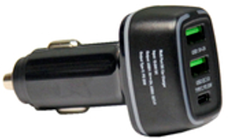 Multi-port DC Car Charger - Black