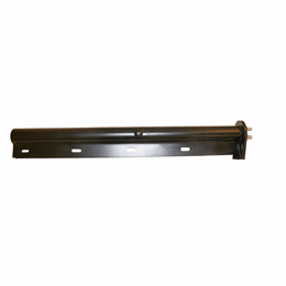 Mud Flap Hanger Set, Straight Black - 1-1/8" x 30"