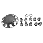 Chrome Hub Cover Set - Front