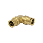 Union 90 Degree Elbow Brass PTC Fitting - 1/4"