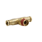 Male Branch Tee Brass PTC Fitting 1/2" X 1/2" X3/8"