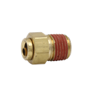 Straight Male Brass PTC Fitting - 3/8"X3/8" NPT