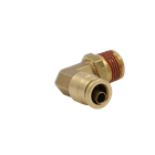 90 Degree Male Swivel Elbow Brass PTC Fitting - 3/8"x1/4"