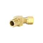 90 Degree Female Elbow Brass Compression Fitting - 1/2"x1/2"
