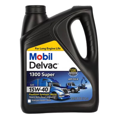 Mobil Delvac 1300 Super 15W-40 - 1 Gallon