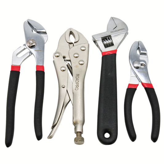 4 Piece Plier & Wrench Set 5ct PDQ