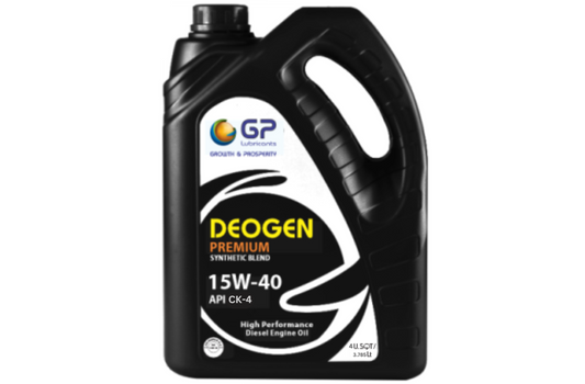 GP DEOGEN  SYNTHETIC BLEND  15W40 CK4 - Gallons