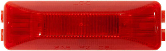 LED Marker/ Clearance, P2, Rectangular, 4"X1.25", Red