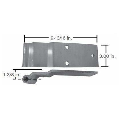 Vanguard 3 Hole Aluminum Door Hinge 3"