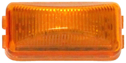 LED Marker/ Clearance, PC-Rated Rectangular, 2.48"X1.2", amber