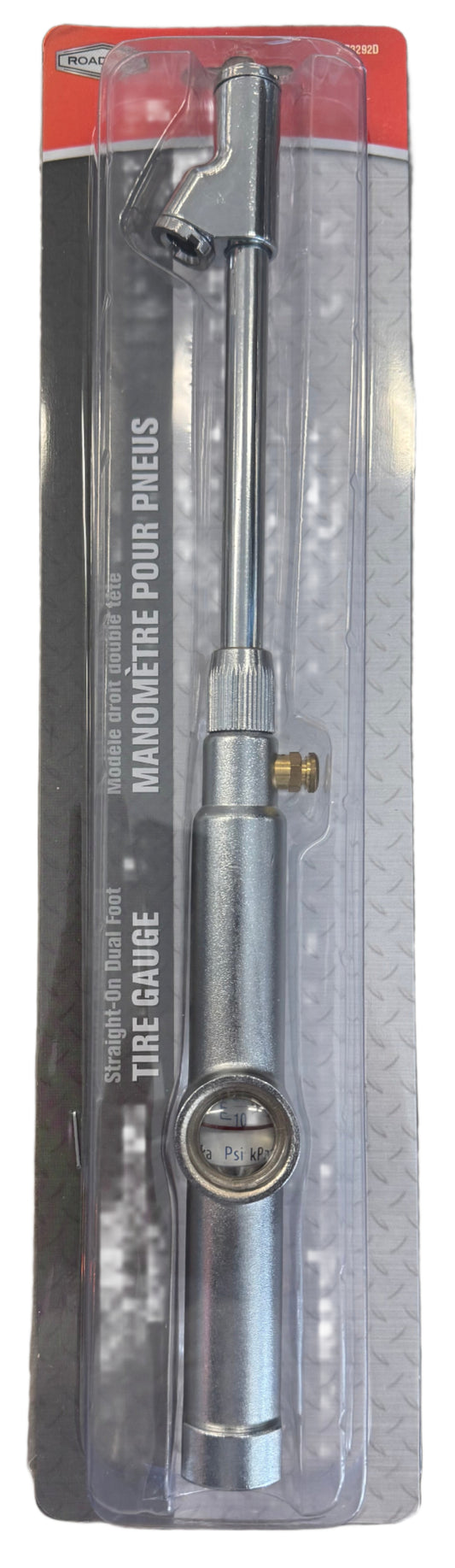 Straight-On Dual Foot Tire Gauge
