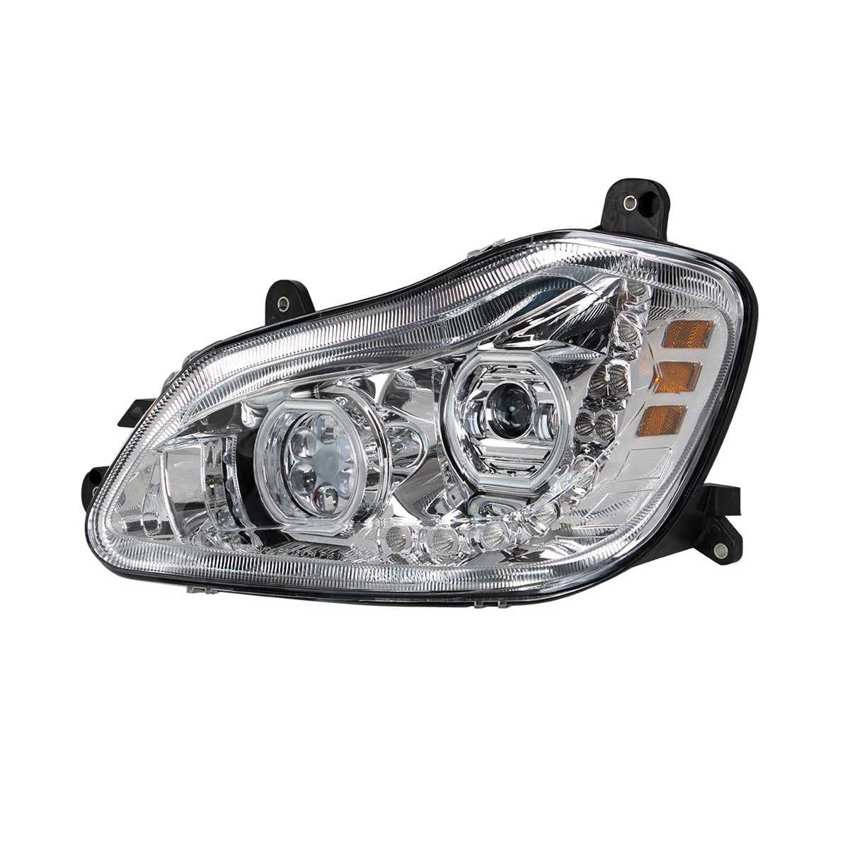 Kenworth T680 LED Headlights Driver Side