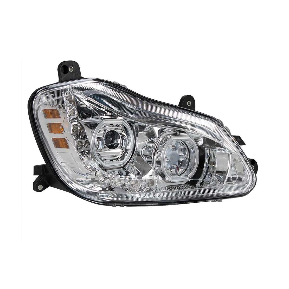 Kenworth T680 LED Headlights Passenger Side