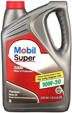 Mobil Super 5000 Motor Oil 10W40, Gallon