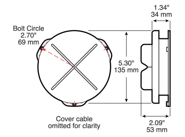 Certificate Holder, Round, 12″