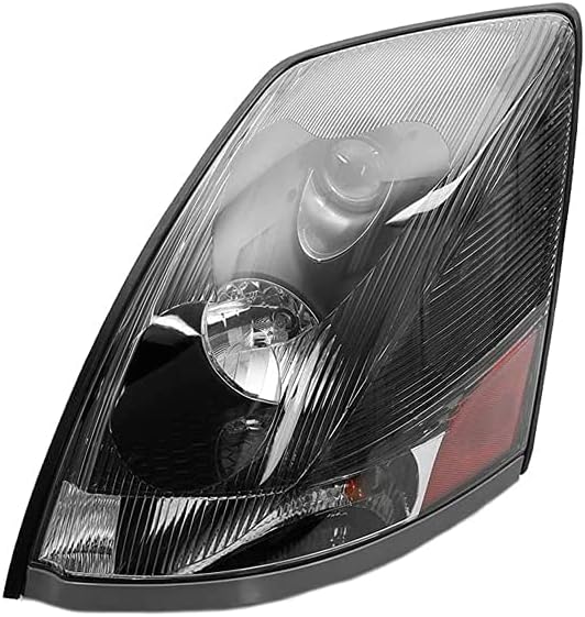 Volvo VN/VNL Headlight Assembly LH (Black) 2004-2018 - 82329127