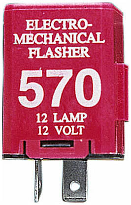 Flasher, 12-Light Electro-Mechanical, 2-Prong
