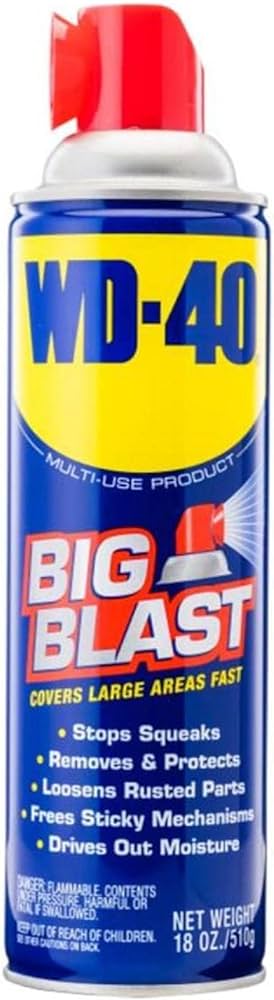 WD-40 Big Blast Original Formula, Multi-Purpose Lubricant Spray - 18 OZ