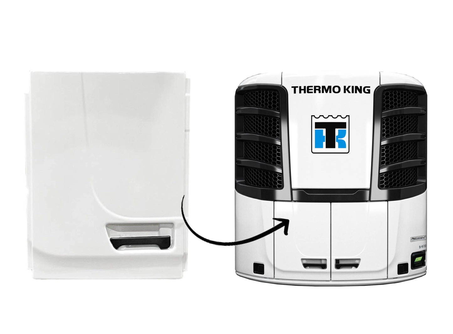 Thermo King Precedent models, Center Door Curbside, C-600, S-600/S-700, and the S-600M - 37-98-9641