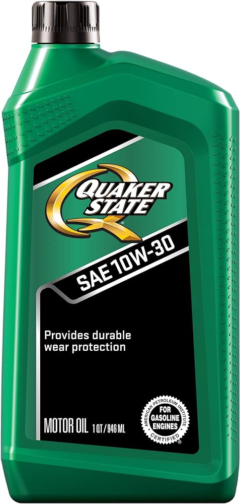 Quaker State Motor Oil 10W30, 1 Quart