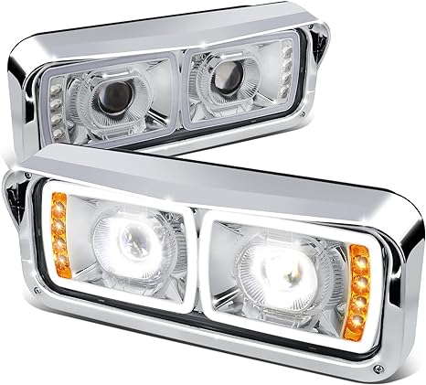 LED Headlight RH for Peterbilt, Kenworth, Freightliner Classic