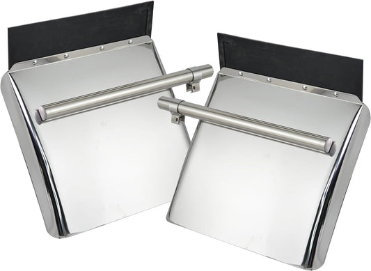 Quarter Fender Stainless steel 24x24x1.2 ROUND, pair