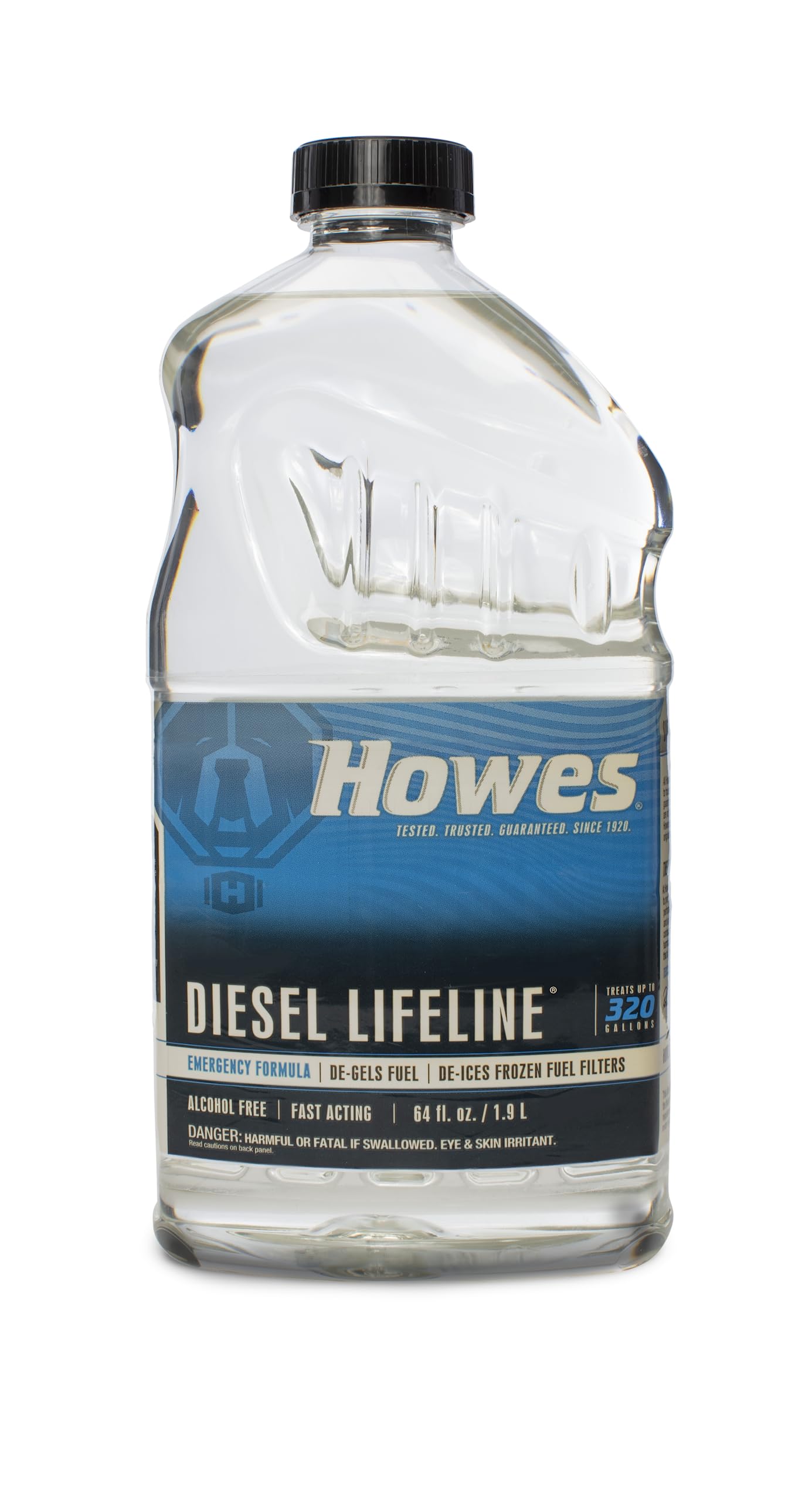 Howes Diesel Emergency Formula De-Gels Fuel and De-Ices Frozen Fuel Filters - 64OZ