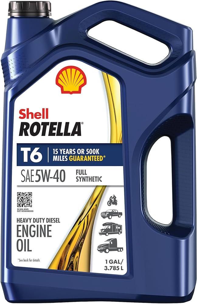 Shell Rotella T6 5W40 Synthetic 1 Gallon