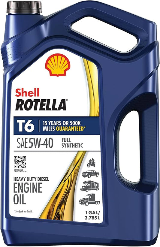 Shell Rotella T6 5W40 Synthetic 1 Gallon