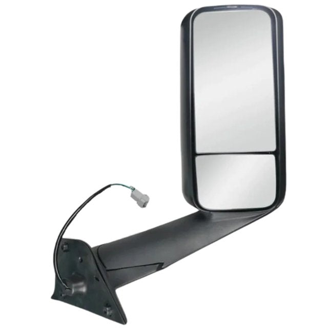 Door Mirror Black For Freightliner Cascadia Passenger Side 2018+