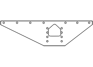 Mounting Bracket Landing Gear Curbside