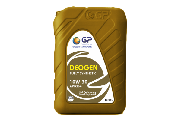 GP DEOGEN FULL SYNTHETIC 10W30 CK4 5 GALLON