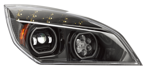 Freightliner Cascadia LED Headlight Assembly (Left Or Right) With Turn Signal - 66-01405-030, 1040.001.0920