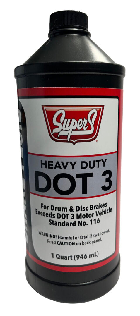 Brake Fluid DOT - 3 Quarts