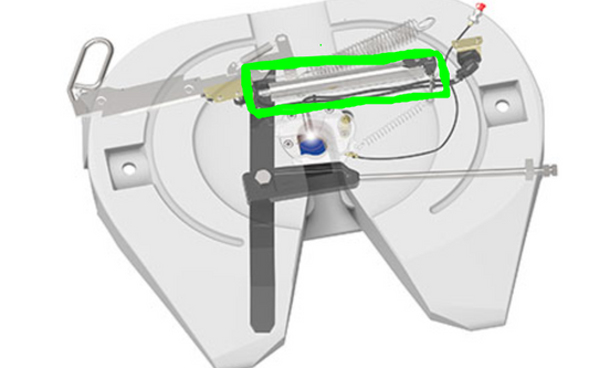 Fifth Wheel Trailer Hitch Air Cylinder