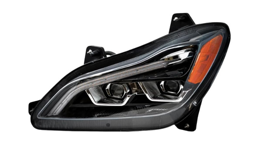 Kenworth T680 Next Gen LED Headlight  Black Housing Driver Side