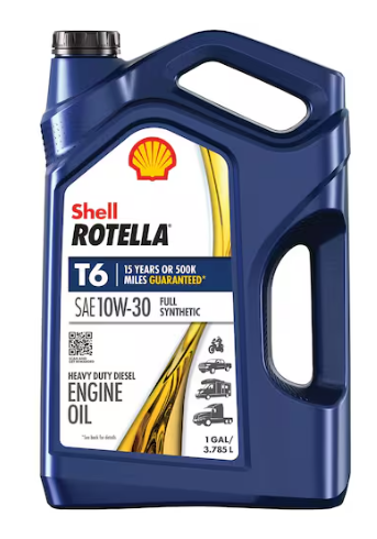 Shell Rotella T6 10W30 Synthetic 1 Gallon