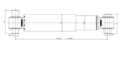 Rear Shock Absorber - 85724