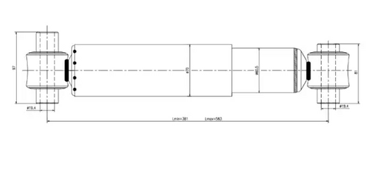 Rear Shock Absorber - 85724