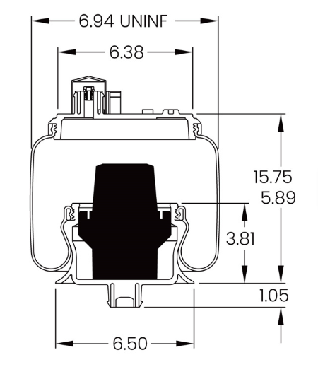 Air Spring Rolling Lobe 9911
