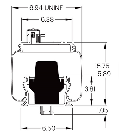 Air Spring Rolling Lobe 9911