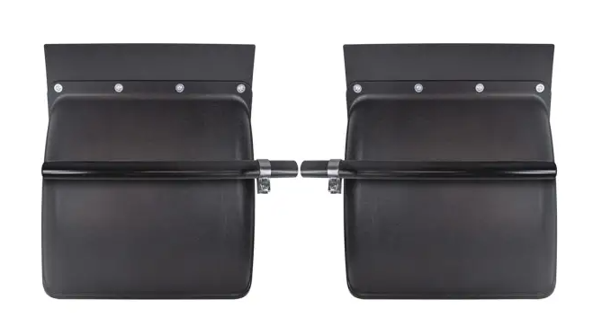 24" x 24" Black Poly Quarter Fender Set