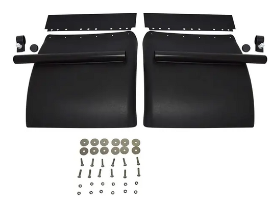 24" x 24" Black Poly Quarter Fender Set