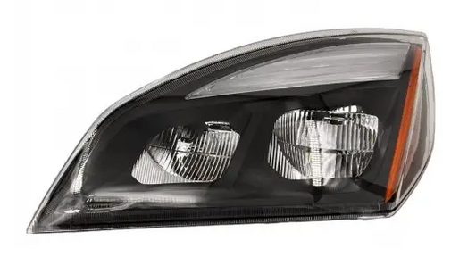 Freightliner Cascadia LED Headlamp Black Housing Driver Side 2018+