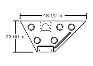 Utility Mounting Bracket Landing Gear Roadside