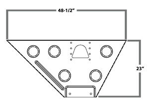 Utility Mounting Bracket Landing Gear Curbside